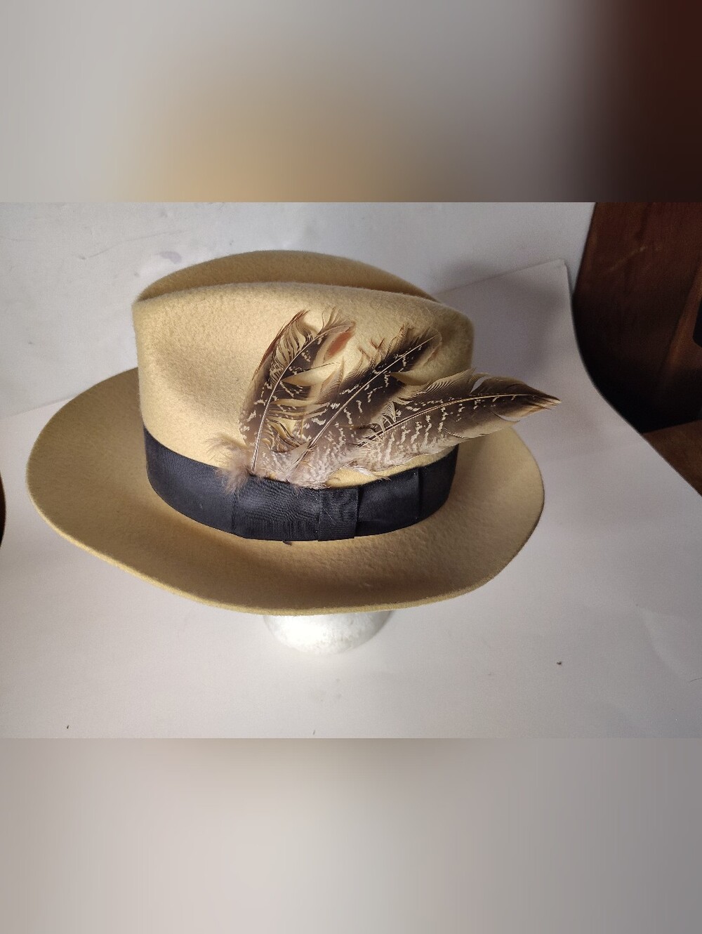Dick Tracy Disney Fedora Pure Wool Hat